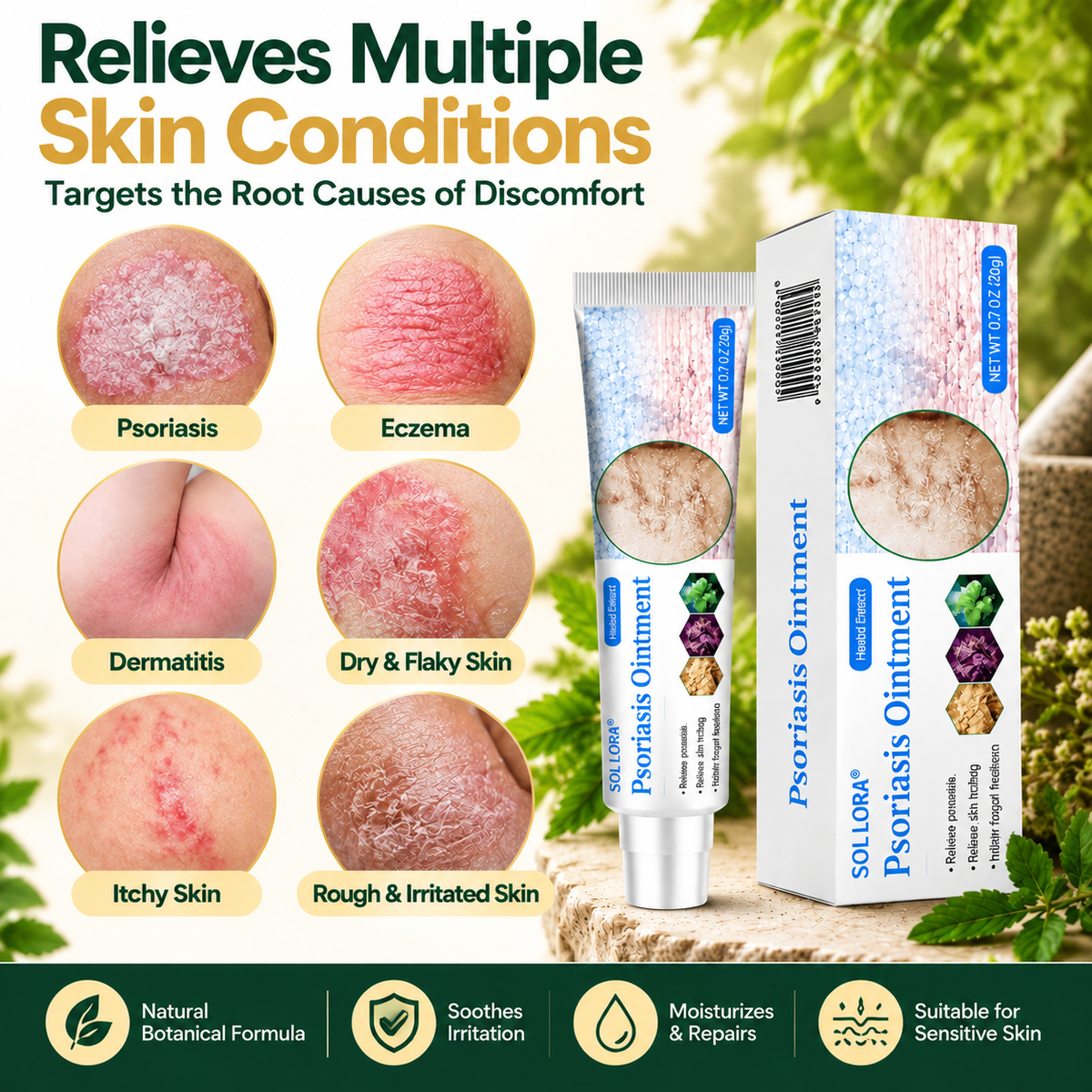 Advanced Psoriasis & Eczema Relief Cream - QZE