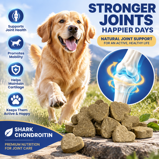 🐶Shark Chondroitin Joint Chews for Dogs | Premium Joint Support for Healthy Mobility-H1