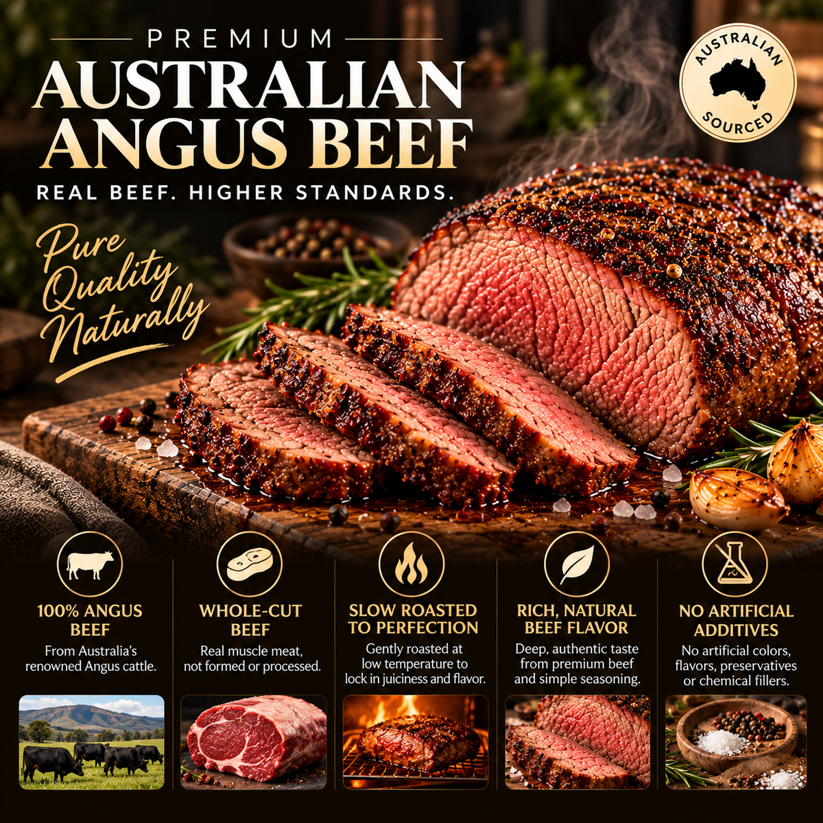 🥩 Premium Australian Angus — Rich Flavor, Real Nutrition, Pure Satisfaction - QZE