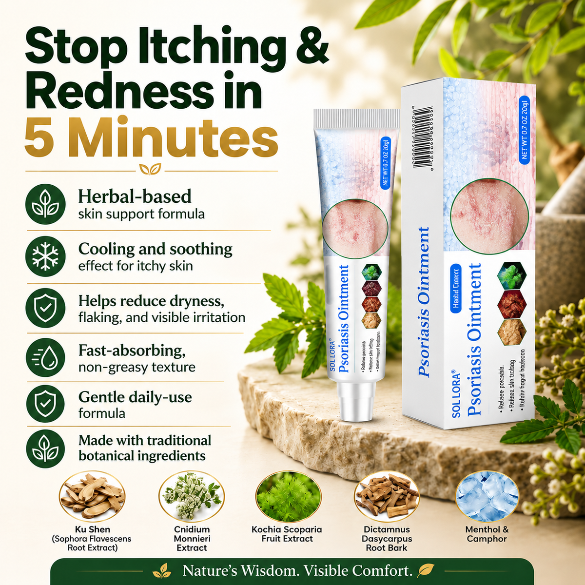 Advanced Psoriasis & Eczema Relief Cream - QZE